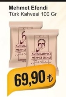 Mehmet Efendi Türk Kahvesi 100 Gr