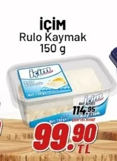 İçi̇M Rulo Kaymak 150 G
