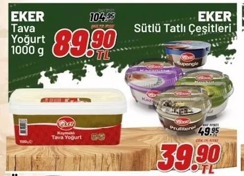Eker Tava Yoğurt 1000 G
