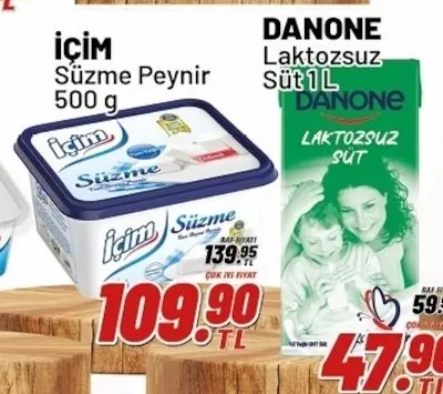 İçi̇M Süzme Peynir 500 G