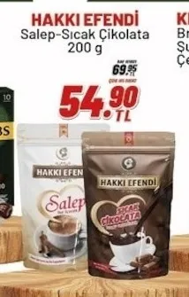 Hakki Efendi̇ Salep-Sıcak Çikolata 200 G