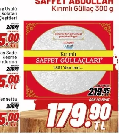 Saffet Abdullah Kırımlı Güllaç 300 G