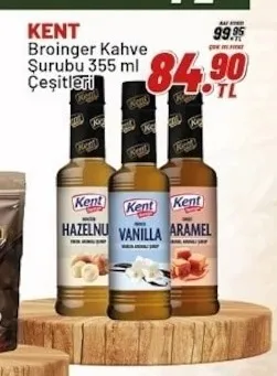Kent Broinger Kahve Şurubu 355 Ml Çeşitleri
