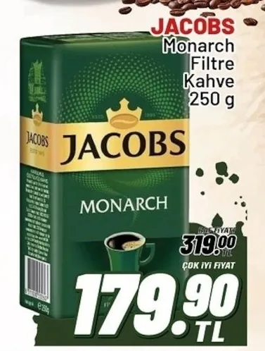 Jacobs Monarch Filtre Kahve 250 G
