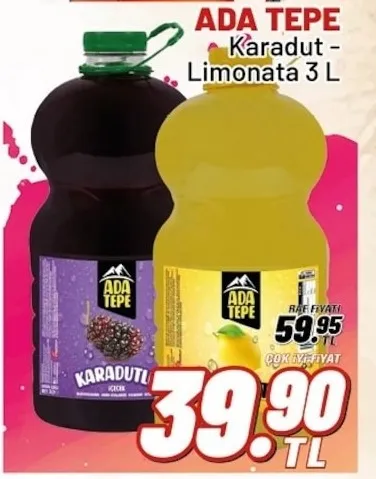 Ada Tepe Karadut - Limonata 3 L