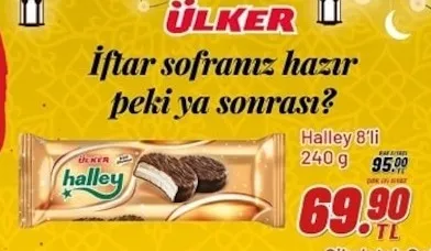 Ülker Halley 8'Li 240 G