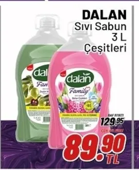 Dalan Sıvı Sabun 3 L Çeşitleri
