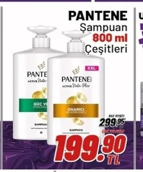 Pantene Şampuan 800 Ml Çeşitleri
