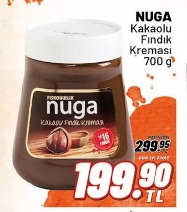 Nuga Kakaolu Fındık Kreması 700 G