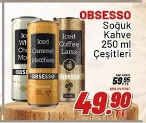 Obssesso Soğuk Kahve 250 Ml Çeşitleri