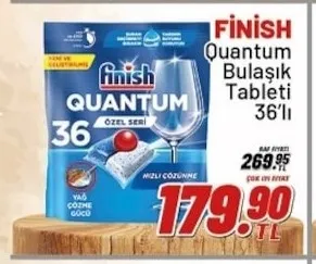 Finish Quantum Bulaşık Tableti 36'Lı