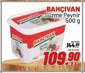 Bahçıvan Süzme Peynir 500 G