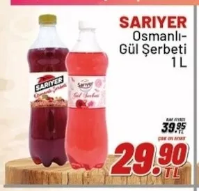 Sariyer Osmanlı-Gül Şerbeti 1 L