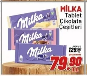 Milka Tablet Çikolata Çeşitleri