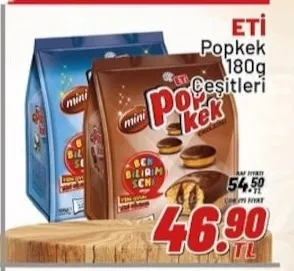 Eti Popkek 180G Çeşitleri