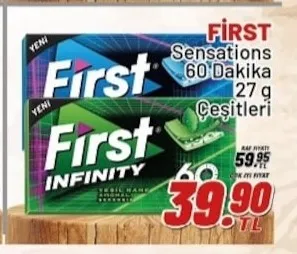 First Sensations 60 Dakika 27 G Çeşitleri