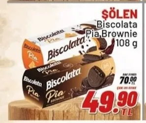 Şölen Biscolata Pia, Brownie 108 G