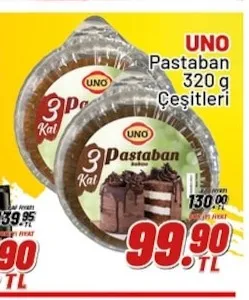 Uno Pastaban 320 G Çeşitleri
