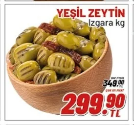 Yeşil Zeytin Izgara Kg
