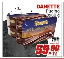 Danette Puding 8X60 G