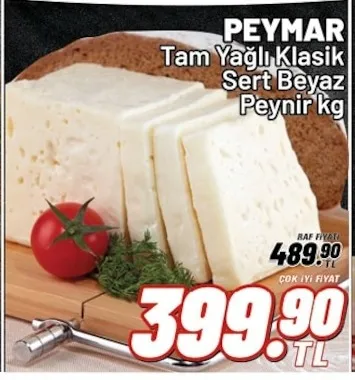 Peymar Tam Yağlı Klasik Sert Beyaz Peynir Kg