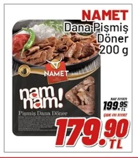 Namet Dana Pişmiş Döner 200 G
