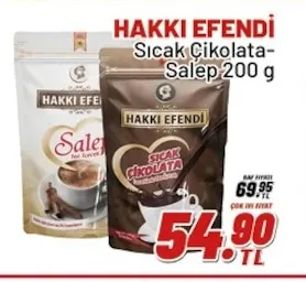 Hakki Efendi Sıcak Çikolata-Salep 200 G