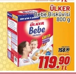 Ülker Bebe Bisküvisi 800 G