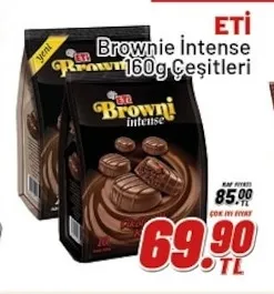 Eti Brownie Intense 160G Çeşitleri