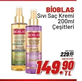 Bioblas Sıvı Saç Kremi 200Ml Çeşitleri