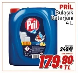 Pril Bulaşık Deterjanı 4 L