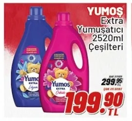 Yumoş Extra Yumuşatıcı 2520Ml Çeşitleri