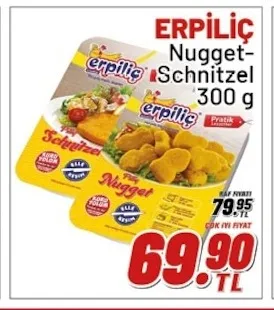 Erpiliç Nugget-Schnitzel 300 G