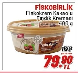 Fiskobirlik Fisko Krem Kakaolu Fındık Kreması 400 G