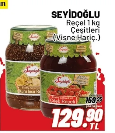 Seyidoğlu Reçel 1 Kg Çeşitleri
