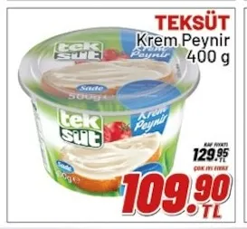 Teksüt Krem Peynir 400 G