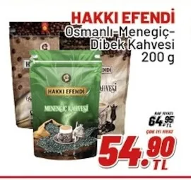 Hakkı Efendi Osmanlı-Menengiç-Dibek Kahvesi 200 G