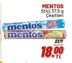 Mentos Sticj 37.5 G Çeşitleri