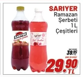 Sarıyer Ramazan Şerbeti 1 L Çeşitleri