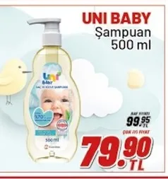 Uni Baby Şampuan 500 Ml