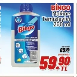Bingo Makine Temizleyici 250 Ml