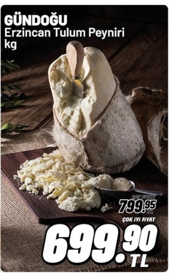 Gündoğu Erzincan Tulum Peyniri Kg