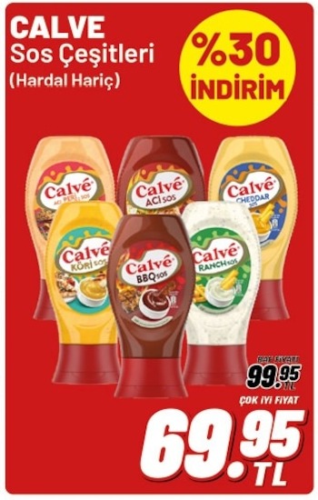 Calve Sos Çeşitleri