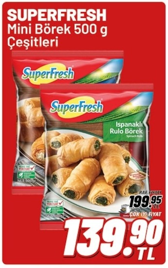 Superfresh Mini Börek 500 G Çeşitleri