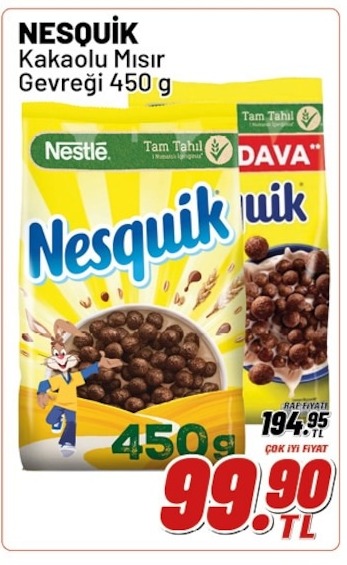 Nesquik Kakaolu Mısır Gevreği 450 G