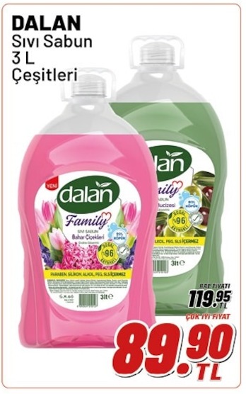 Dalan Sıvı Sabun 3L