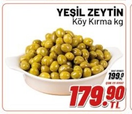 Yeşil Zeytin Köy Kırma Kg