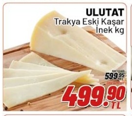 Ulutat Trakya Eski Kaşar İnek Kg