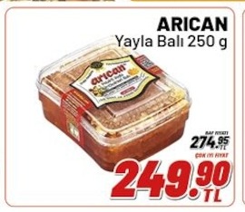 Arıcan Yayla Balı 250 G