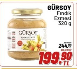 Gürsoy Fındık Ezmesi 320 G